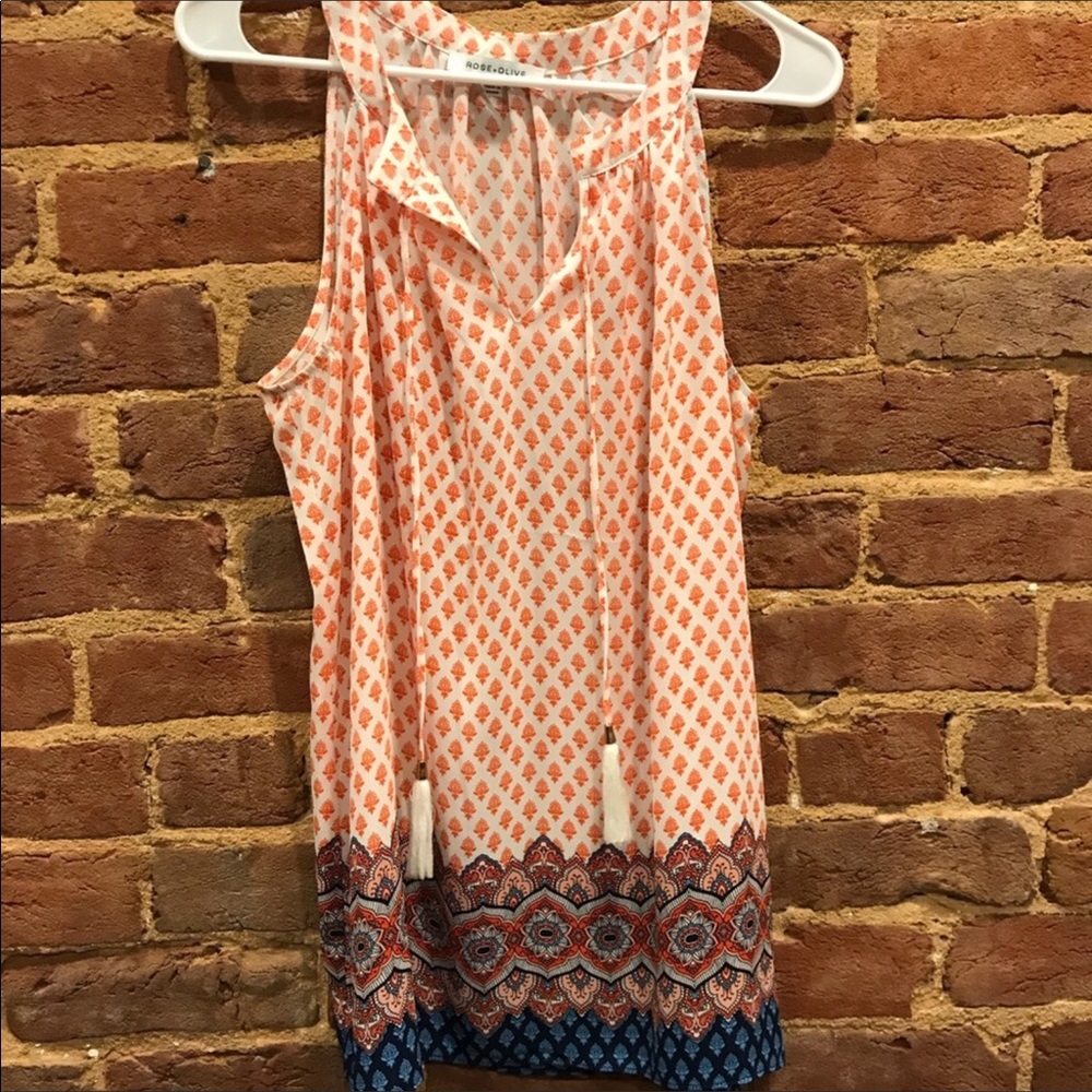 Rose and Olive top